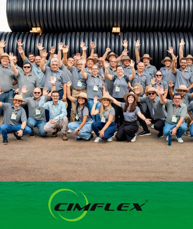 Convenção Cimflex 2026 destaca inovação em tubos PEAD para drenagem, saneamento e infraestrutura