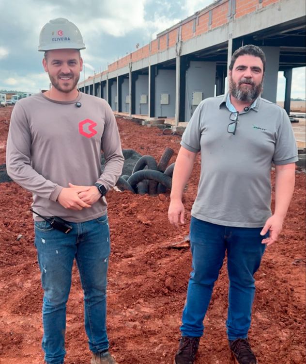 Cimflex na obra do Autódromo Internacional de Chapecó